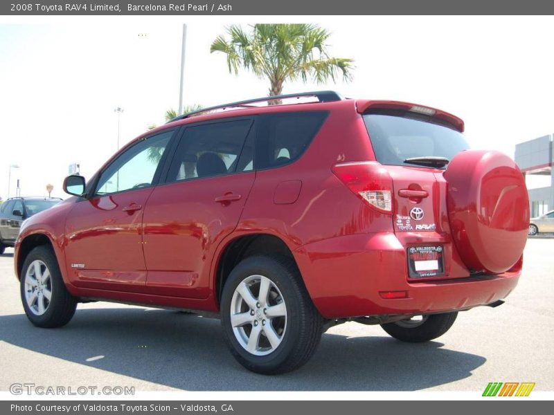 Barcelona Red Pearl / Ash 2008 Toyota RAV4 Limited
