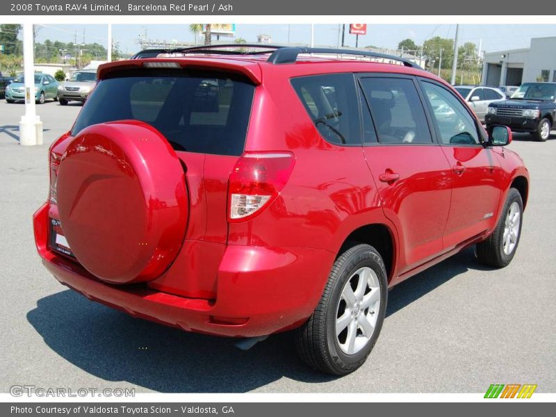 Barcelona Red Pearl / Ash 2008 Toyota RAV4 Limited