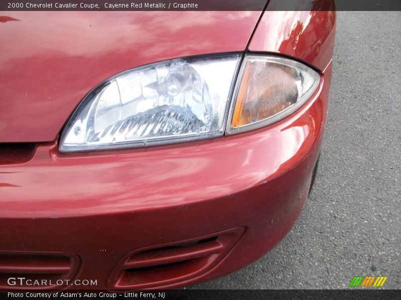 Cayenne Red Metallic / Graphite 2000 Chevrolet Cavalier Coupe