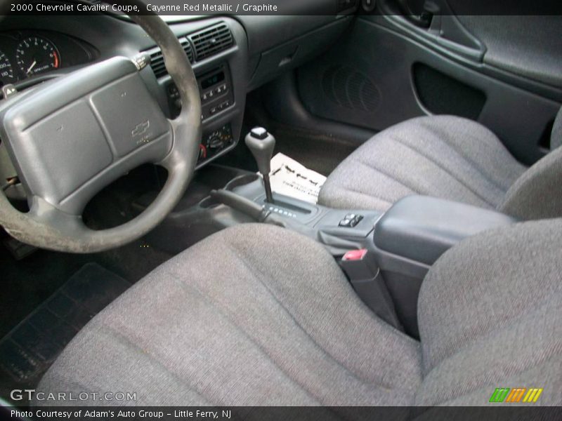 Cayenne Red Metallic / Graphite 2000 Chevrolet Cavalier Coupe