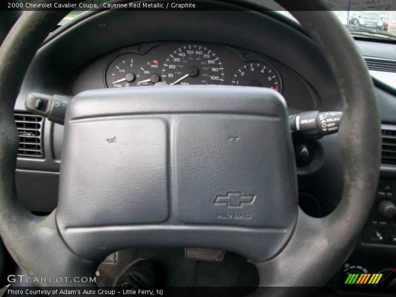 Cayenne Red Metallic / Graphite 2000 Chevrolet Cavalier Coupe