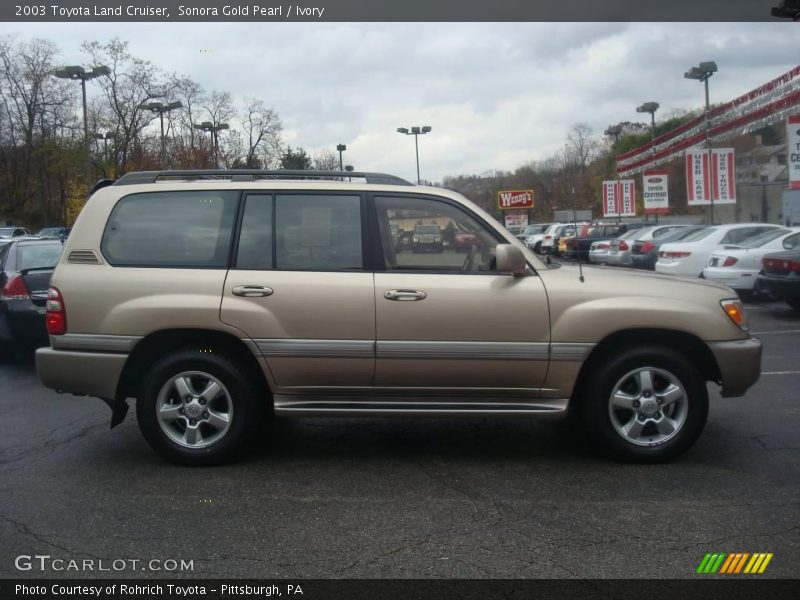 Sonora Gold Pearl / Ivory 2003 Toyota Land Cruiser
