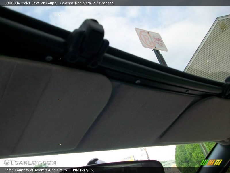 Cayenne Red Metallic / Graphite 2000 Chevrolet Cavalier Coupe