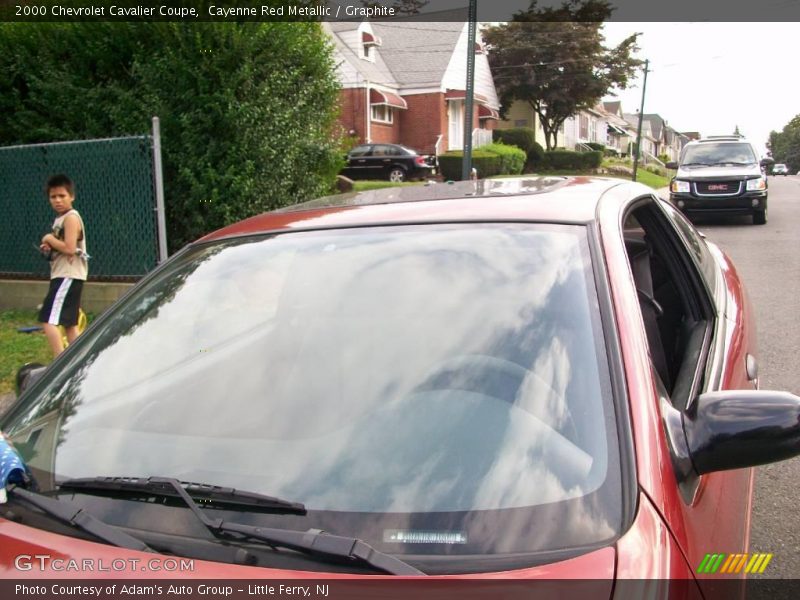 Cayenne Red Metallic / Graphite 2000 Chevrolet Cavalier Coupe