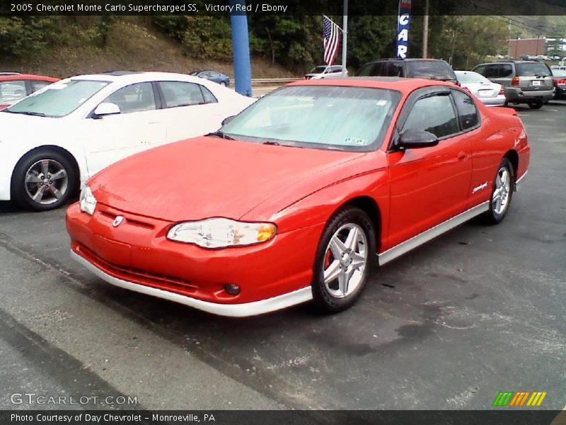 Victory Red / Ebony 2005 Chevrolet Monte Carlo Supercharged SS