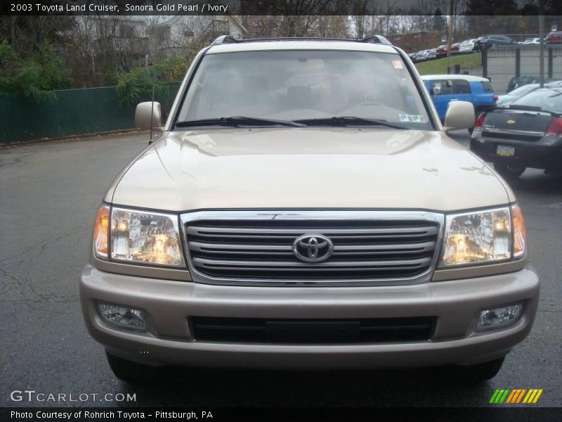 Sonora Gold Pearl / Ivory 2003 Toyota Land Cruiser