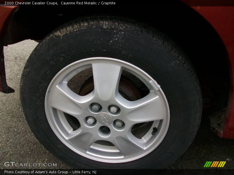 Cayenne Red Metallic / Graphite 2000 Chevrolet Cavalier Coupe