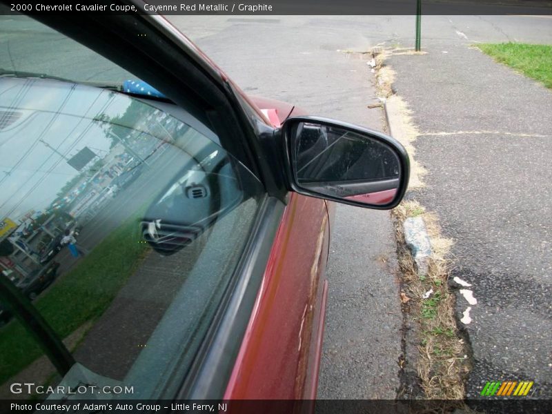 Cayenne Red Metallic / Graphite 2000 Chevrolet Cavalier Coupe