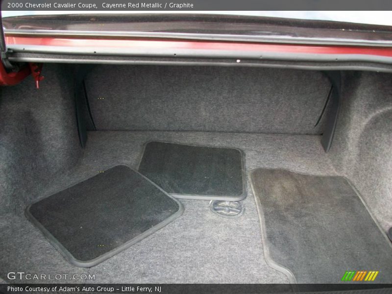 Cayenne Red Metallic / Graphite 2000 Chevrolet Cavalier Coupe