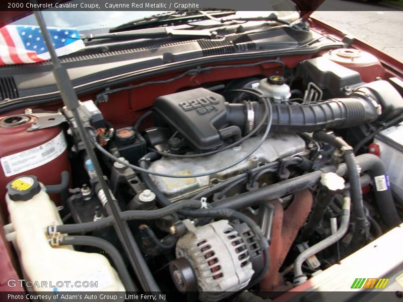 Cayenne Red Metallic / Graphite 2000 Chevrolet Cavalier Coupe
