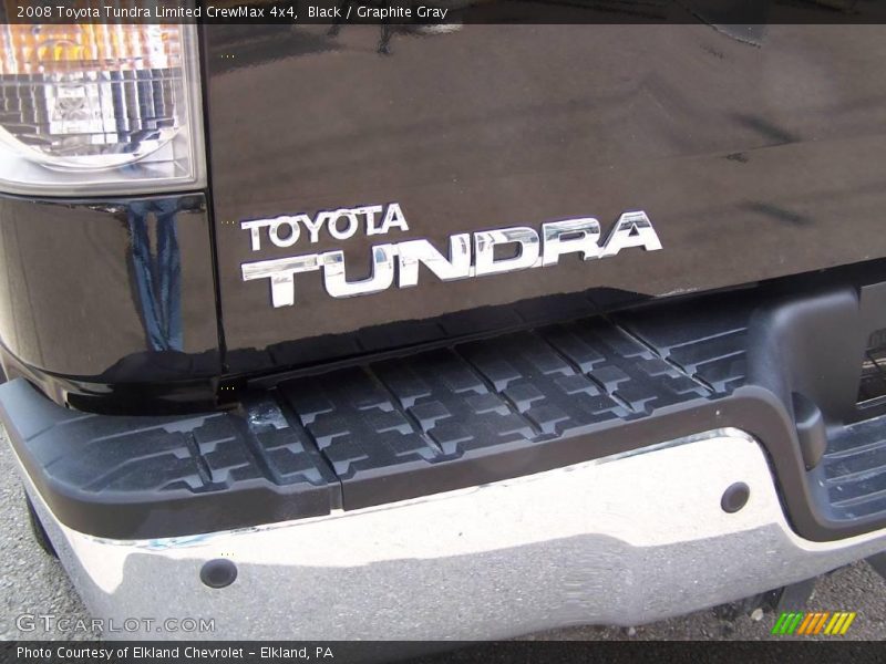 Black / Graphite Gray 2008 Toyota Tundra Limited CrewMax 4x4