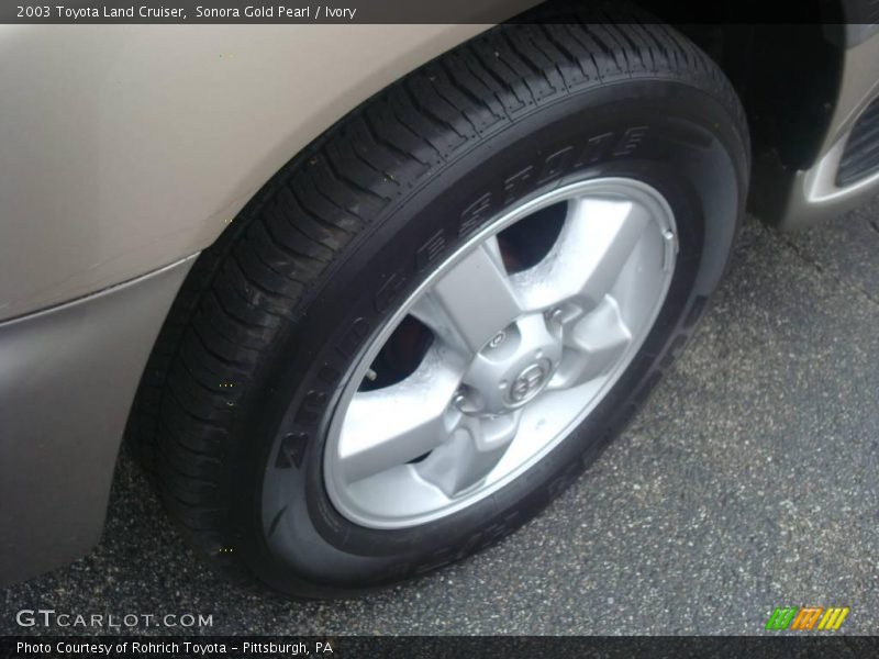 Sonora Gold Pearl / Ivory 2003 Toyota Land Cruiser