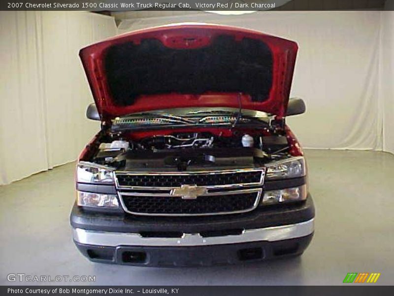 Victory Red / Dark Charcoal 2007 Chevrolet Silverado 1500 Classic Work Truck Regular Cab