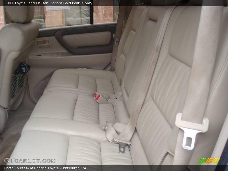 Sonora Gold Pearl / Ivory 2003 Toyota Land Cruiser