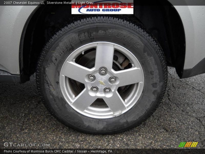 Silverstone Metallic / Light Gray 2007 Chevrolet Equinox LS