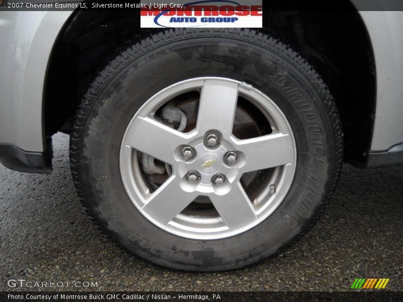 Silverstone Metallic / Light Gray 2007 Chevrolet Equinox LS