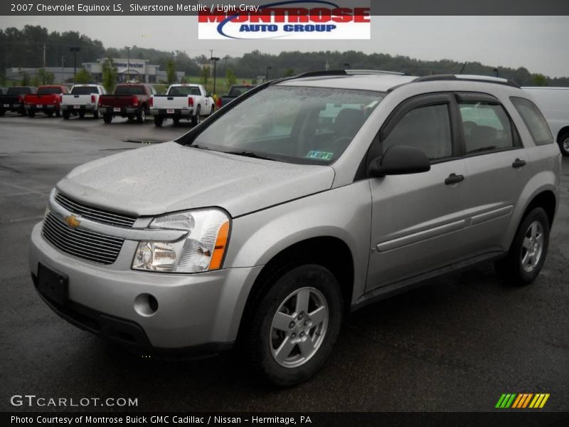 Silverstone Metallic / Light Gray 2007 Chevrolet Equinox LS