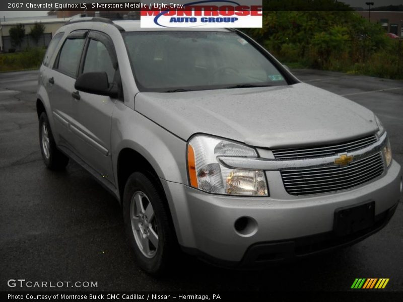 Silverstone Metallic / Light Gray 2007 Chevrolet Equinox LS