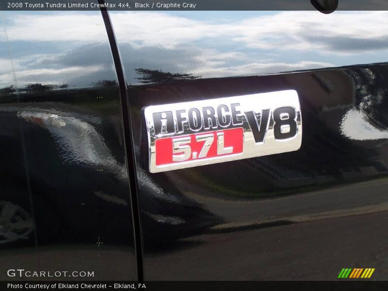 Black / Graphite Gray 2008 Toyota Tundra Limited CrewMax 4x4