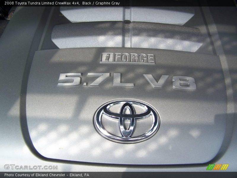 Black / Graphite Gray 2008 Toyota Tundra Limited CrewMax 4x4