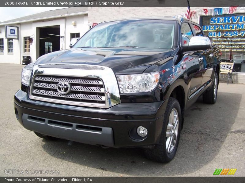 Black / Graphite Gray 2008 Toyota Tundra Limited CrewMax 4x4