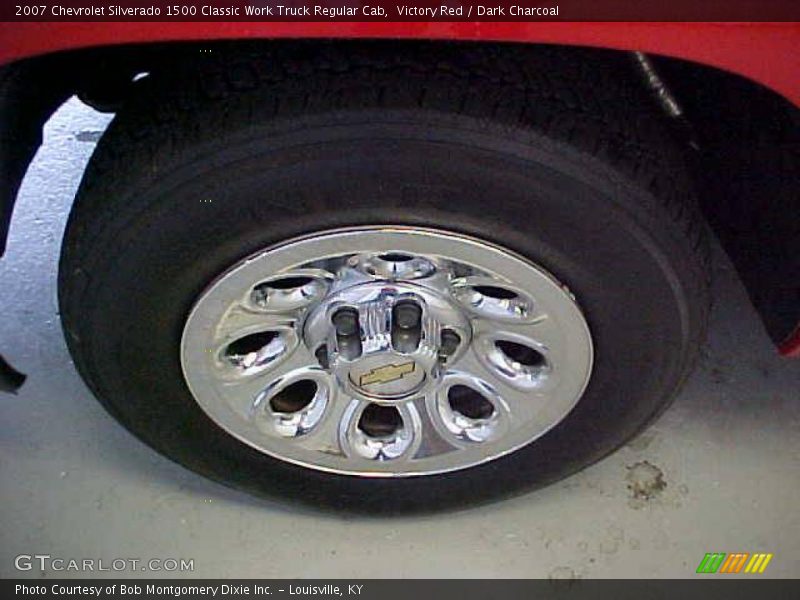 Victory Red / Dark Charcoal 2007 Chevrolet Silverado 1500 Classic Work Truck Regular Cab