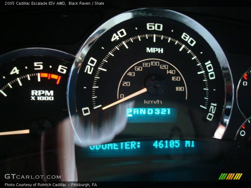 Black Raven / Shale 2005 Cadillac Escalade ESV AWD
