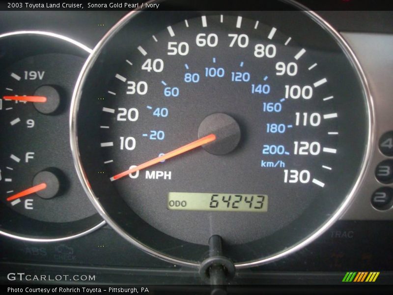 Sonora Gold Pearl / Ivory 2003 Toyota Land Cruiser