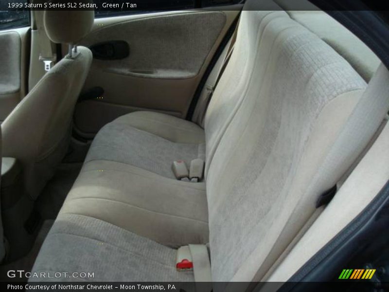 Green / Tan 1999 Saturn S Series SL2 Sedan