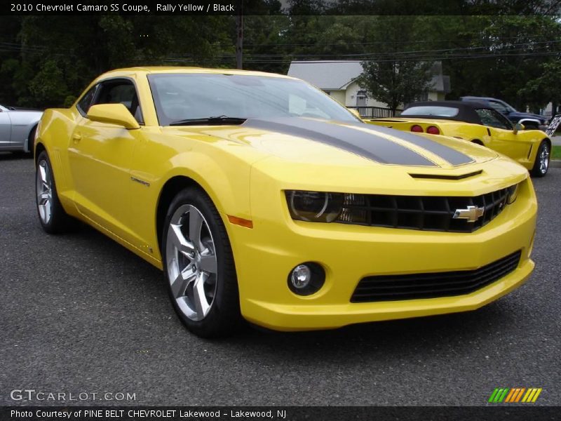 Rally Yellow / Black 2010 Chevrolet Camaro SS Coupe