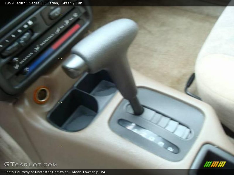 Green / Tan 1999 Saturn S Series SL2 Sedan