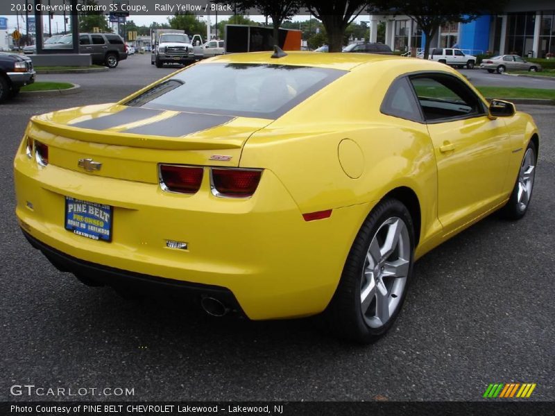 Rally Yellow / Black 2010 Chevrolet Camaro SS Coupe