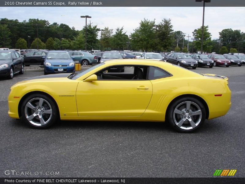 Rally Yellow / Black 2010 Chevrolet Camaro SS Coupe