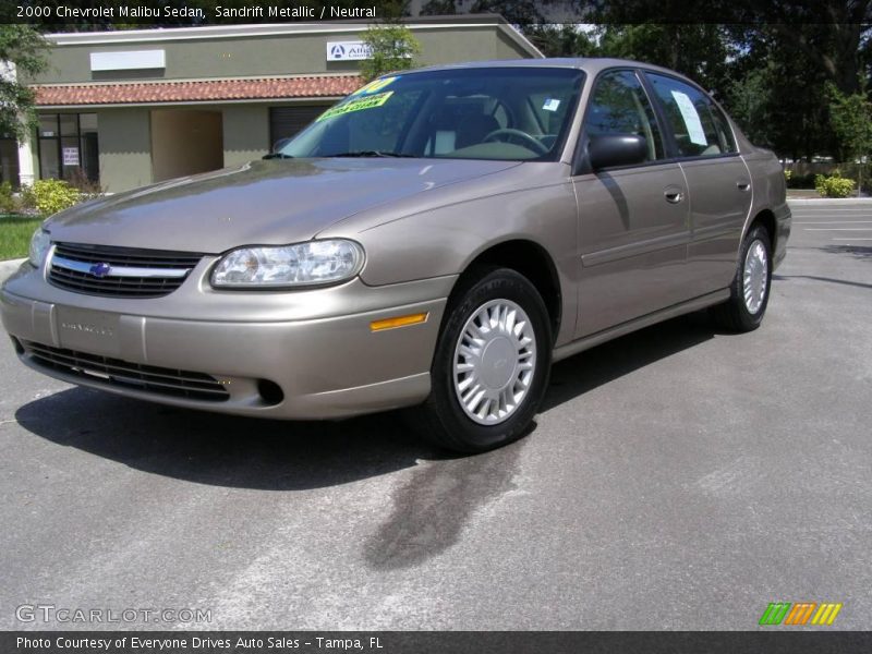 Sandrift Metallic / Neutral 2000 Chevrolet Malibu Sedan