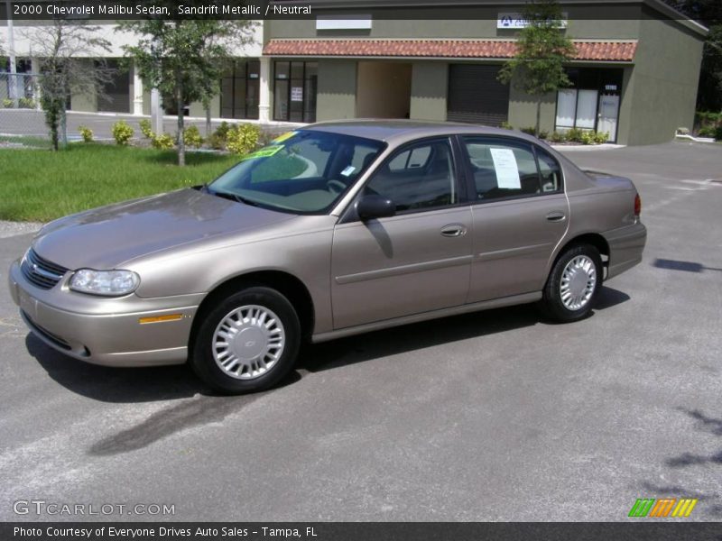 Sandrift Metallic / Neutral 2000 Chevrolet Malibu Sedan