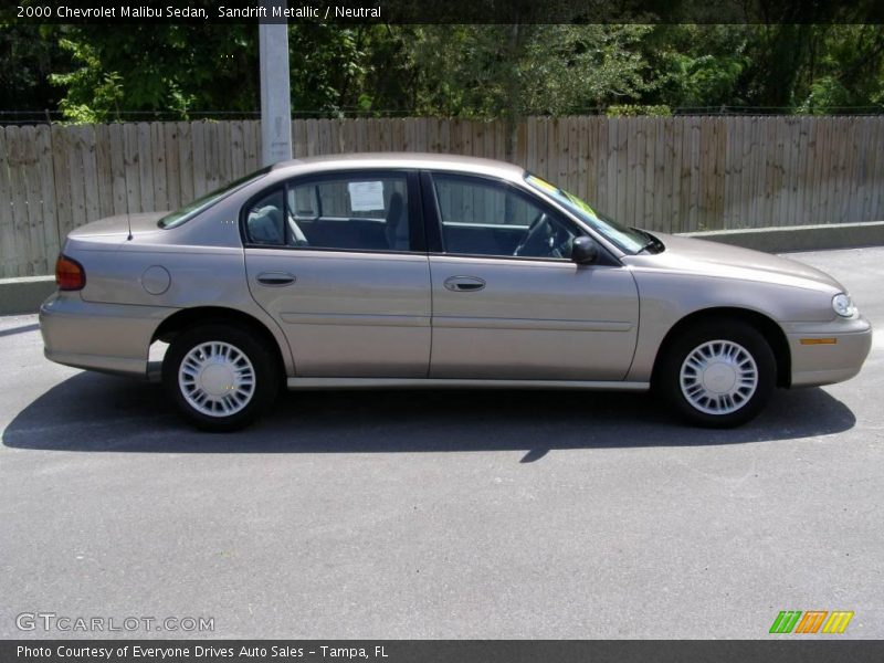 Sandrift Metallic / Neutral 2000 Chevrolet Malibu Sedan