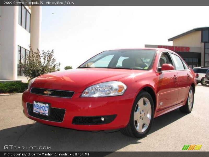 Victory Red / Gray 2009 Chevrolet Impala SS