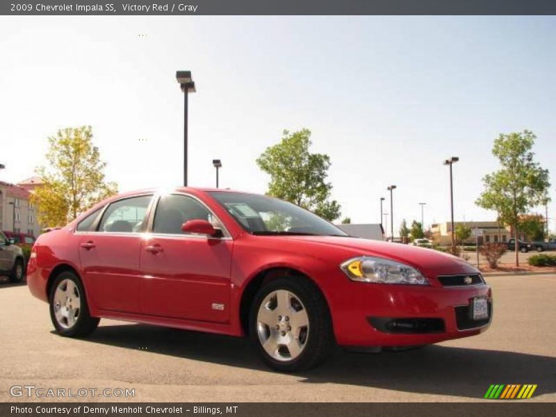 Victory Red / Gray 2009 Chevrolet Impala SS