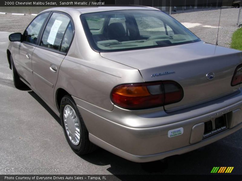 Sandrift Metallic / Neutral 2000 Chevrolet Malibu Sedan