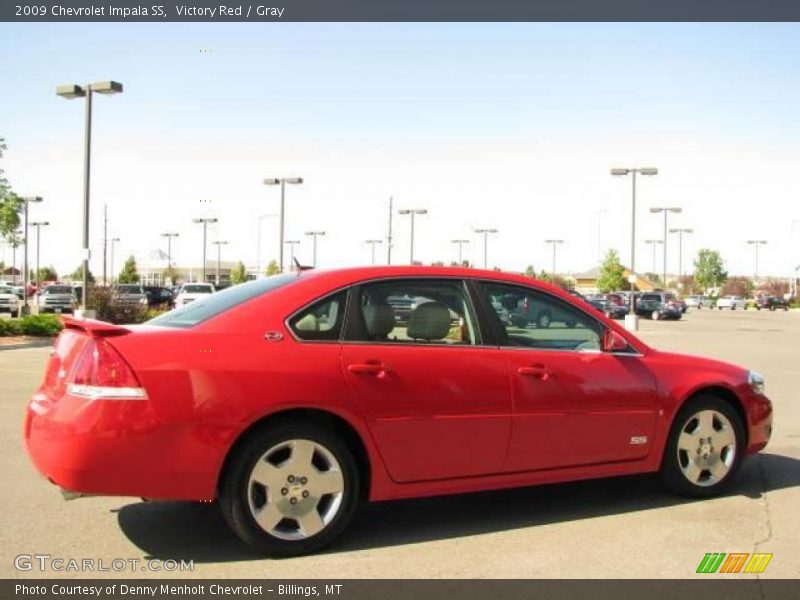 Victory Red / Gray 2009 Chevrolet Impala SS