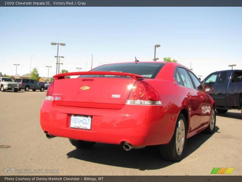 Victory Red / Gray 2009 Chevrolet Impala SS
