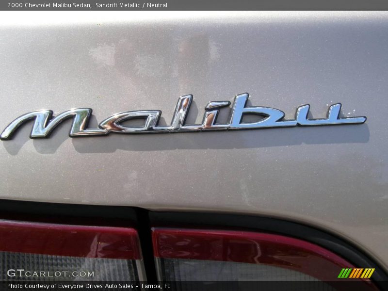 Sandrift Metallic / Neutral 2000 Chevrolet Malibu Sedan