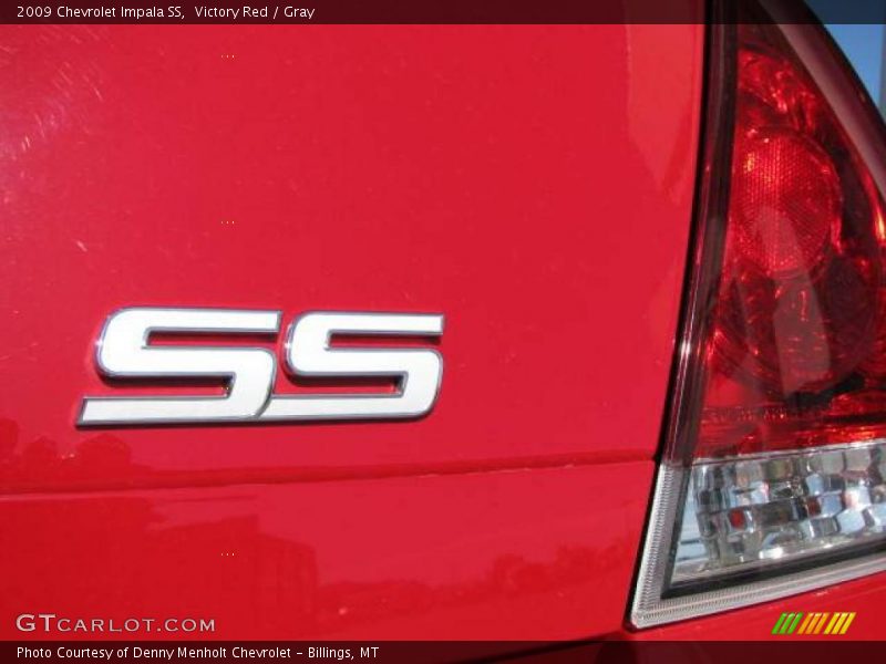 Victory Red / Gray 2009 Chevrolet Impala SS