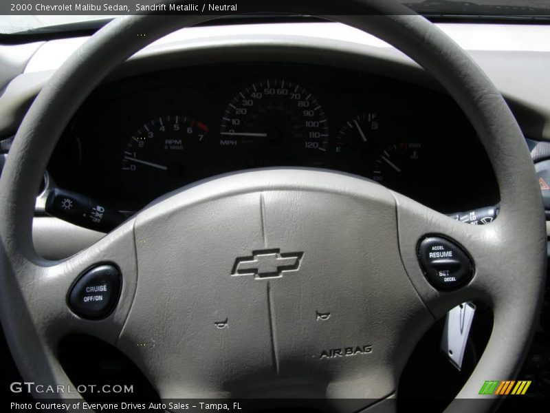 Sandrift Metallic / Neutral 2000 Chevrolet Malibu Sedan