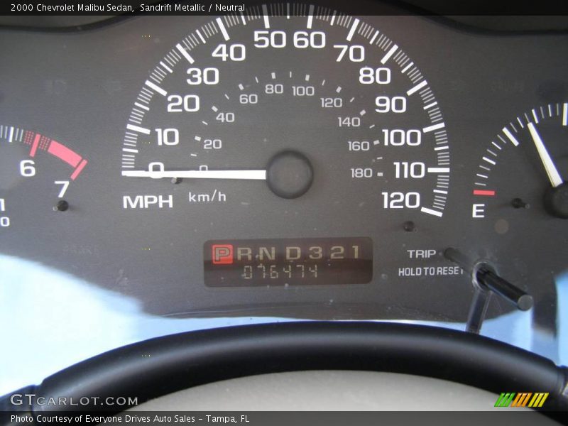 Sandrift Metallic / Neutral 2000 Chevrolet Malibu Sedan