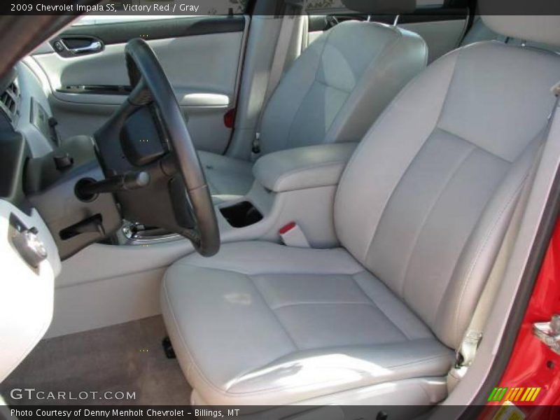 Victory Red / Gray 2009 Chevrolet Impala SS