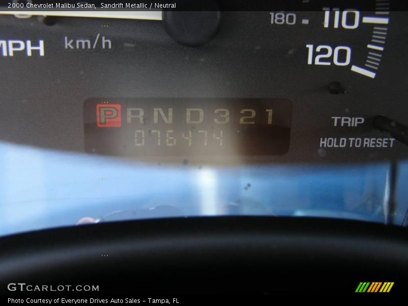 Sandrift Metallic / Neutral 2000 Chevrolet Malibu Sedan