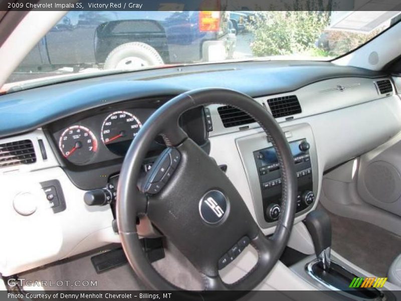 Victory Red / Gray 2009 Chevrolet Impala SS