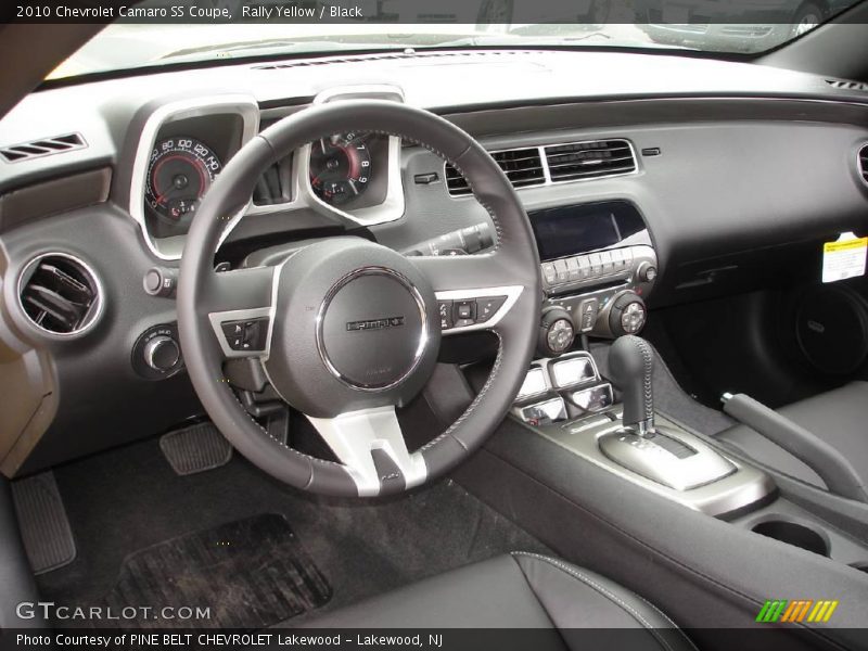 Rally Yellow / Black 2010 Chevrolet Camaro SS Coupe
