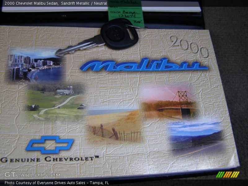 Sandrift Metallic / Neutral 2000 Chevrolet Malibu Sedan
